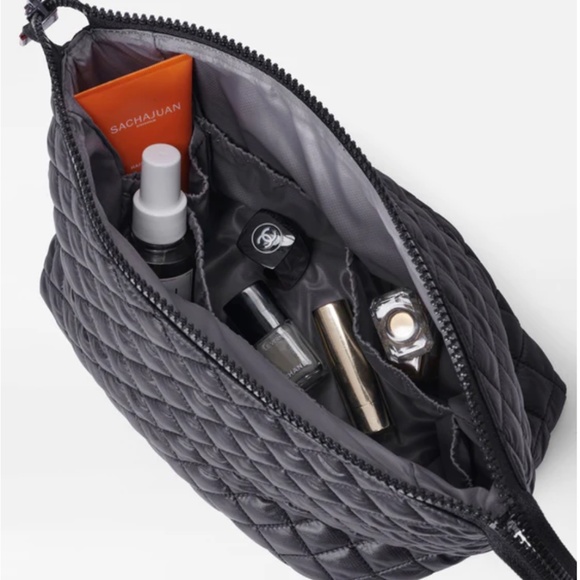 MZ Wallace Black Large Zoey Cosmetic Case-NWT - Picture 2 of 3